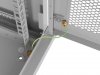 Lanberg Szafa instalacyjna rack wisząca 19 cali 9U 600x450 drzwi perforowane (flat pack) szara